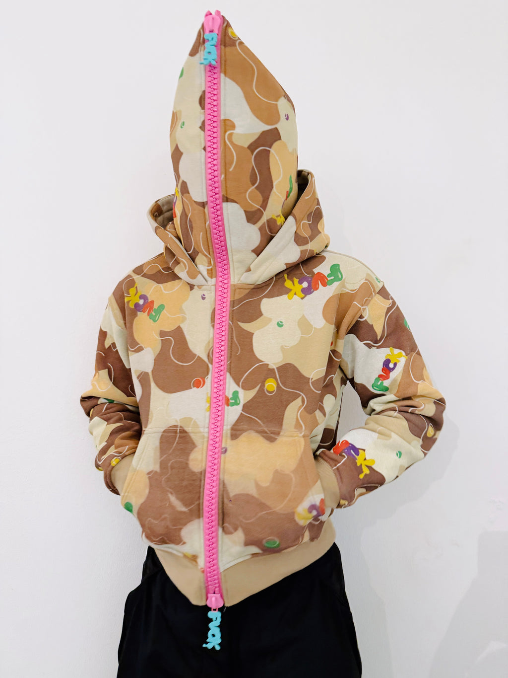 FVCK Chocolate Camo Double Hoodie