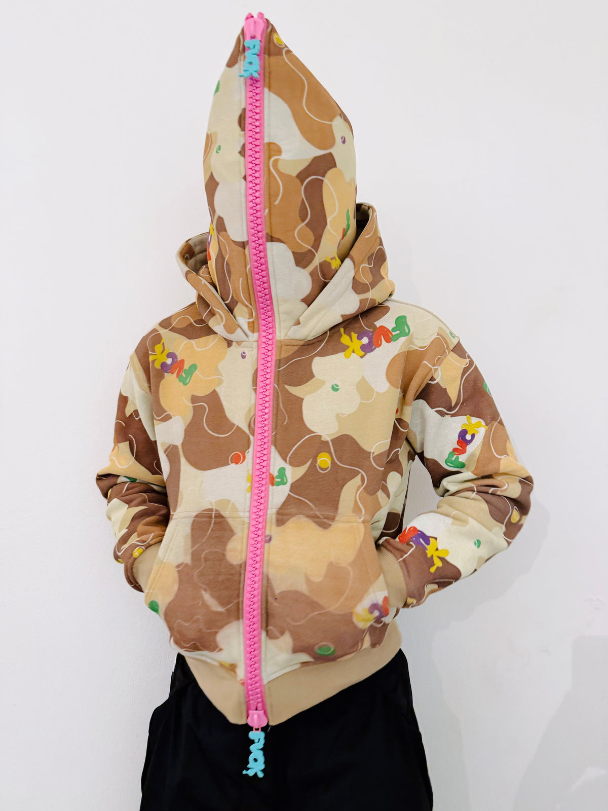 FVCK Chocolate Camo Double Hoodie